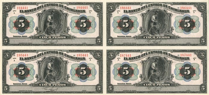 Mexico - El Banco Del Estado De Chihuahua - Foreign Paper Money